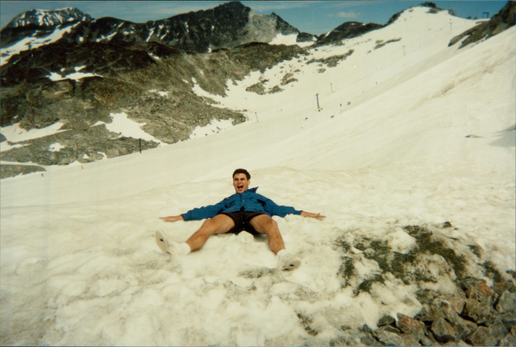 Angel making Angels in Whistler