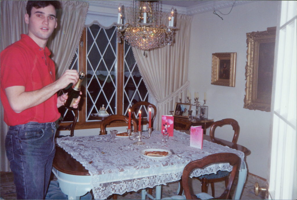 Can’t remember who the lucky lady was this evening … actually I do remember… very well